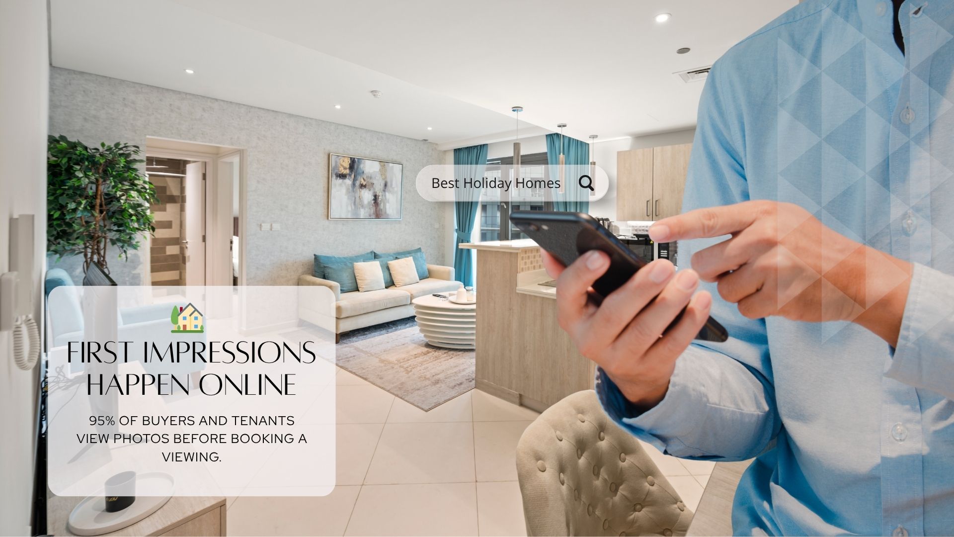 First Impressions Happen Online Dashboard Mockup
