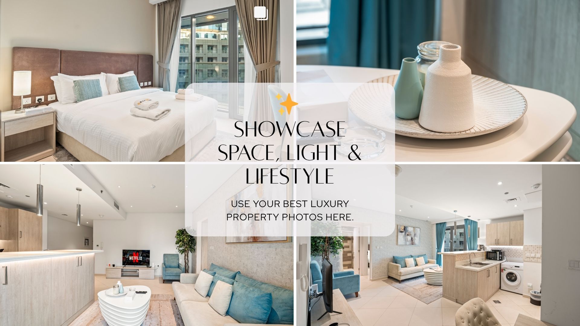 Showcase Space, Light, and Lifestyle Real Estate Spread