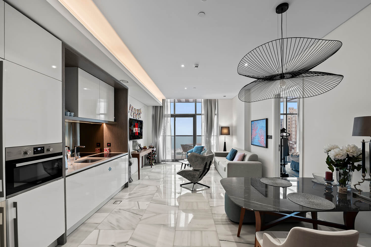 Luxury real estate photography Palm Jumeirah waterfront architecture
