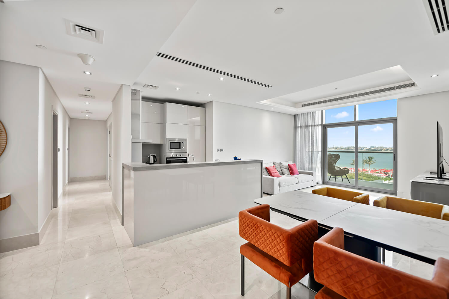 Branded residence architectural open plan layout flow