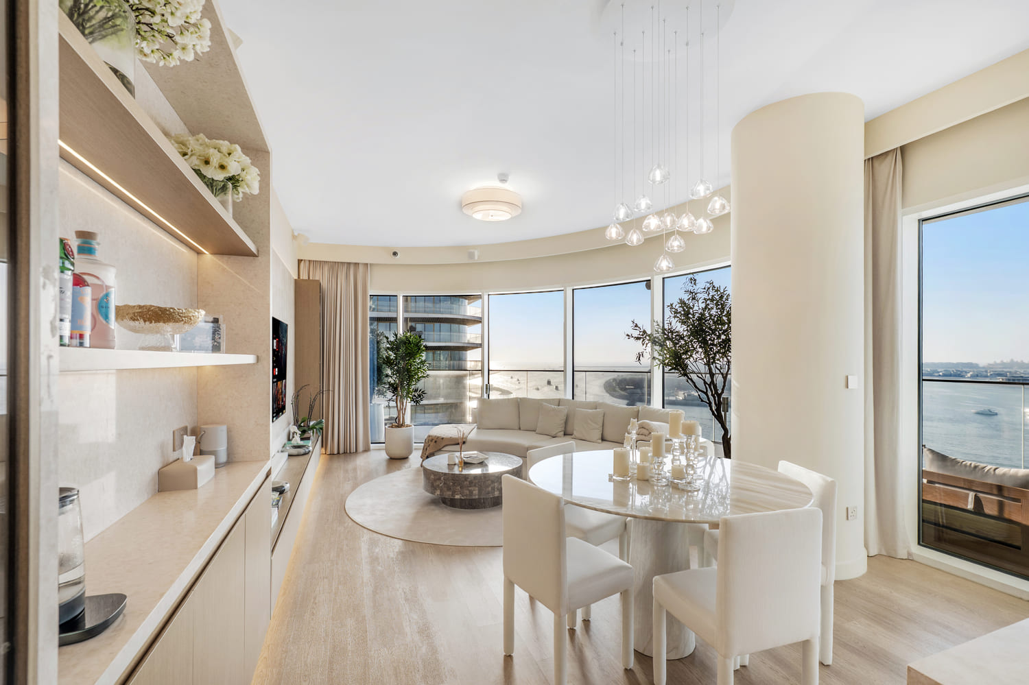 Emaar Beachfront Luxury Apartment Real Estate Photography Showcase View