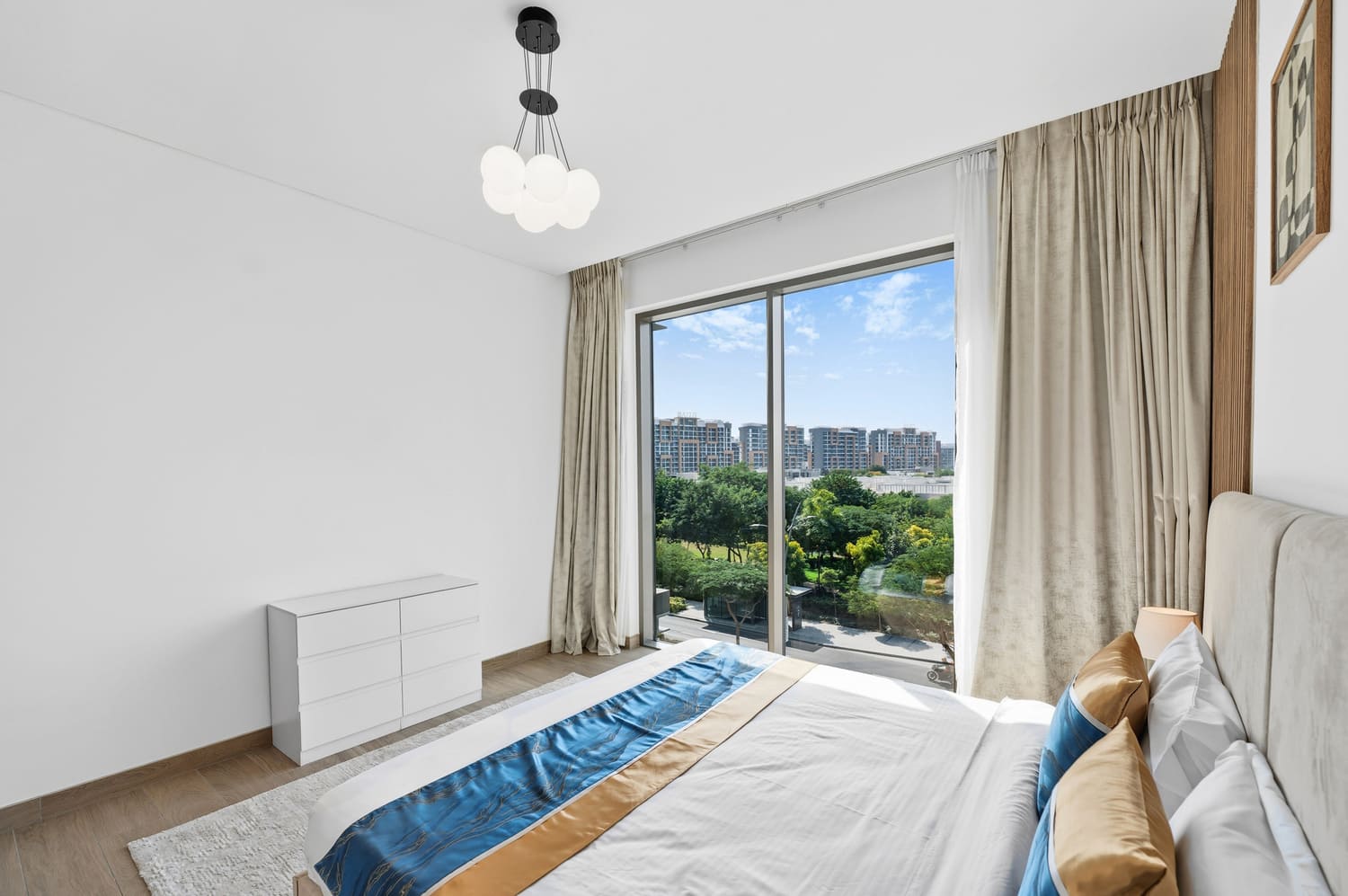 High-end master bedroom in Dubai villa