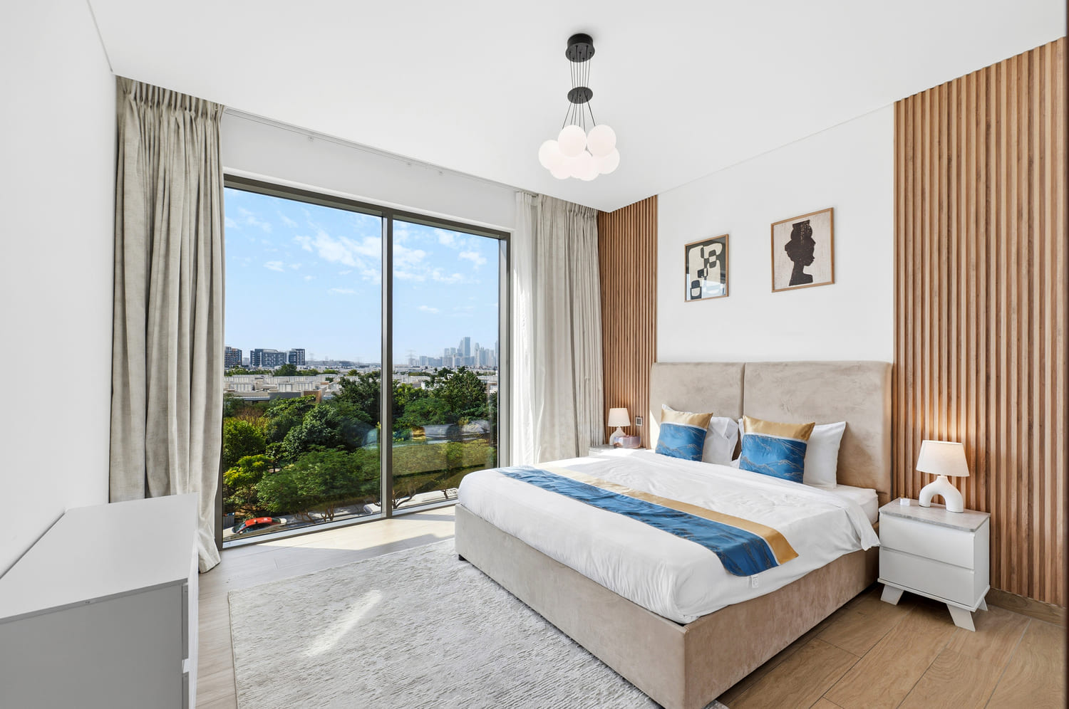 Bedroom for Airbnb listing Sobha Hartland
