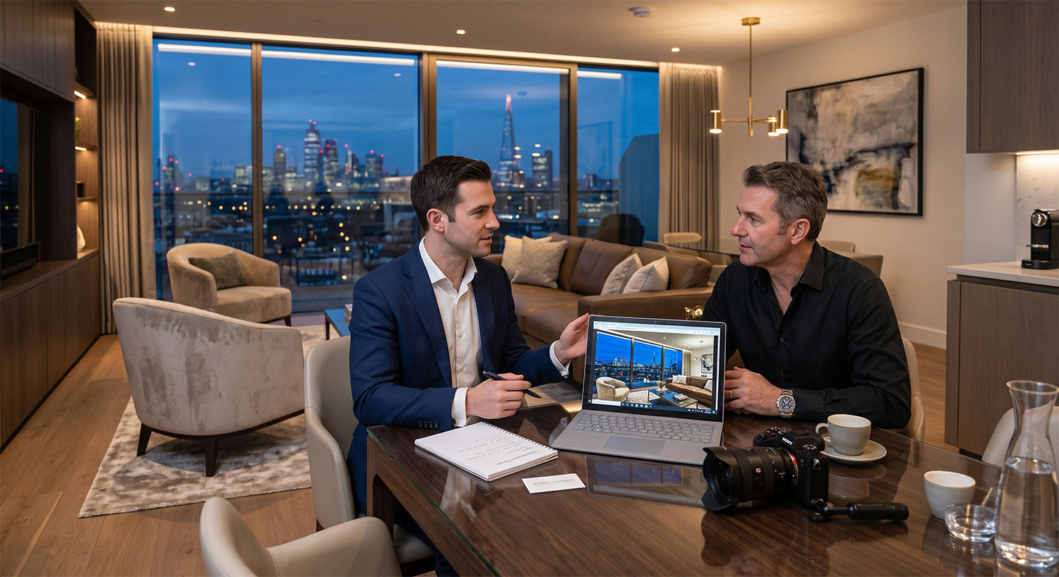 Property preparation flat-lay
